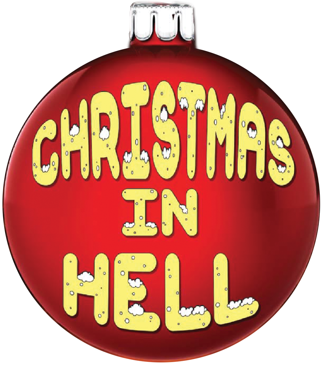 christmas in hell ornament logo.